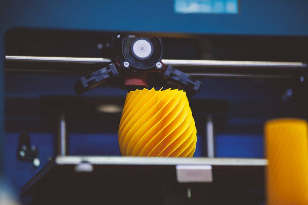 3D-printer aan het werk