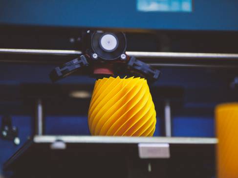 3D-printer aan het werk