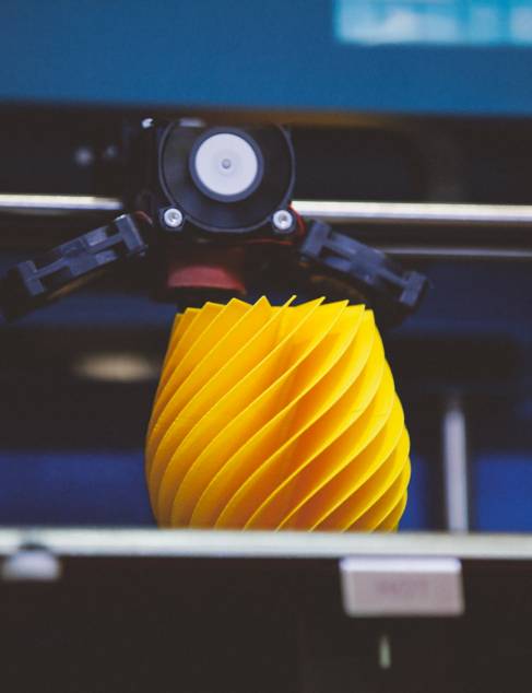 3D-printer aan het werk