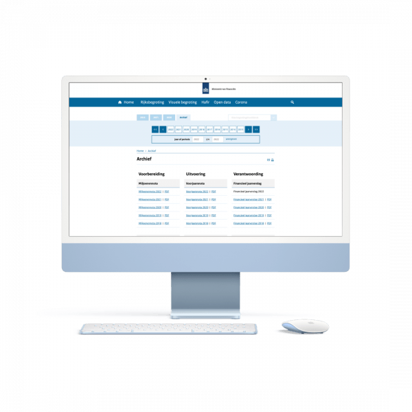 Website rijksfinanciën