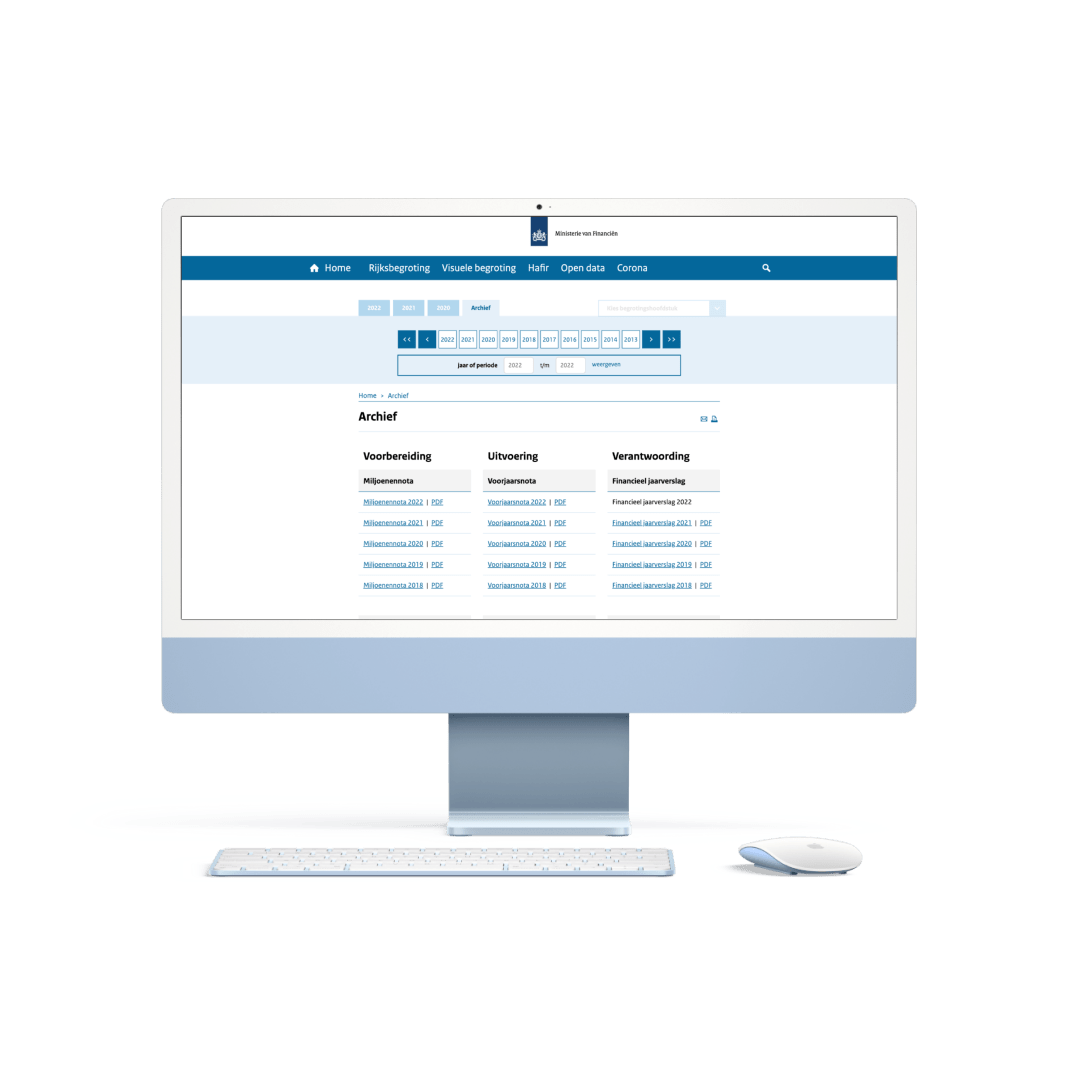 Website rijksfinanciën